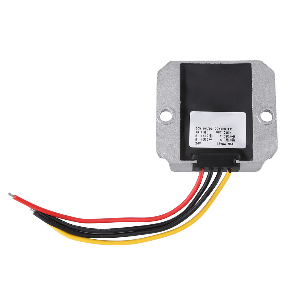 DC-DC 24V To 12V 5A 60W Voltage Step Down Voltage Module Step Down Module Buck Power Power Step-down Module Supply Converter for Car Vehicle