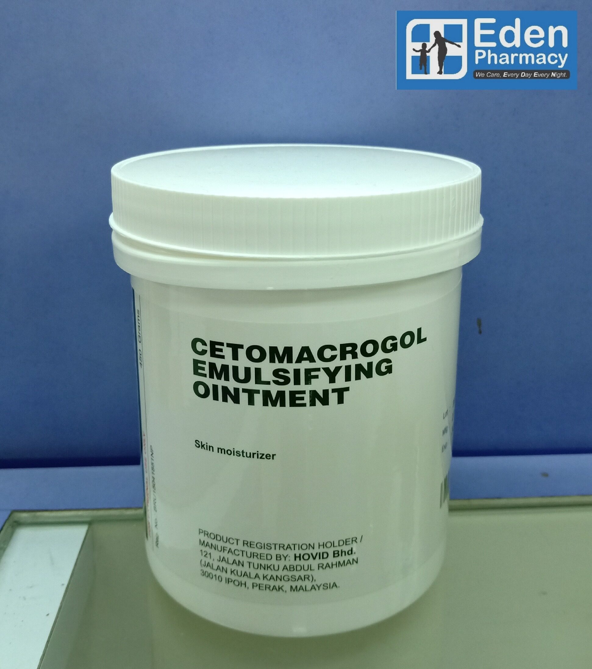 Hovid Cetomacrogol Emulsifying Ointment Skin Moisturizer ( 450GM ) Lazada