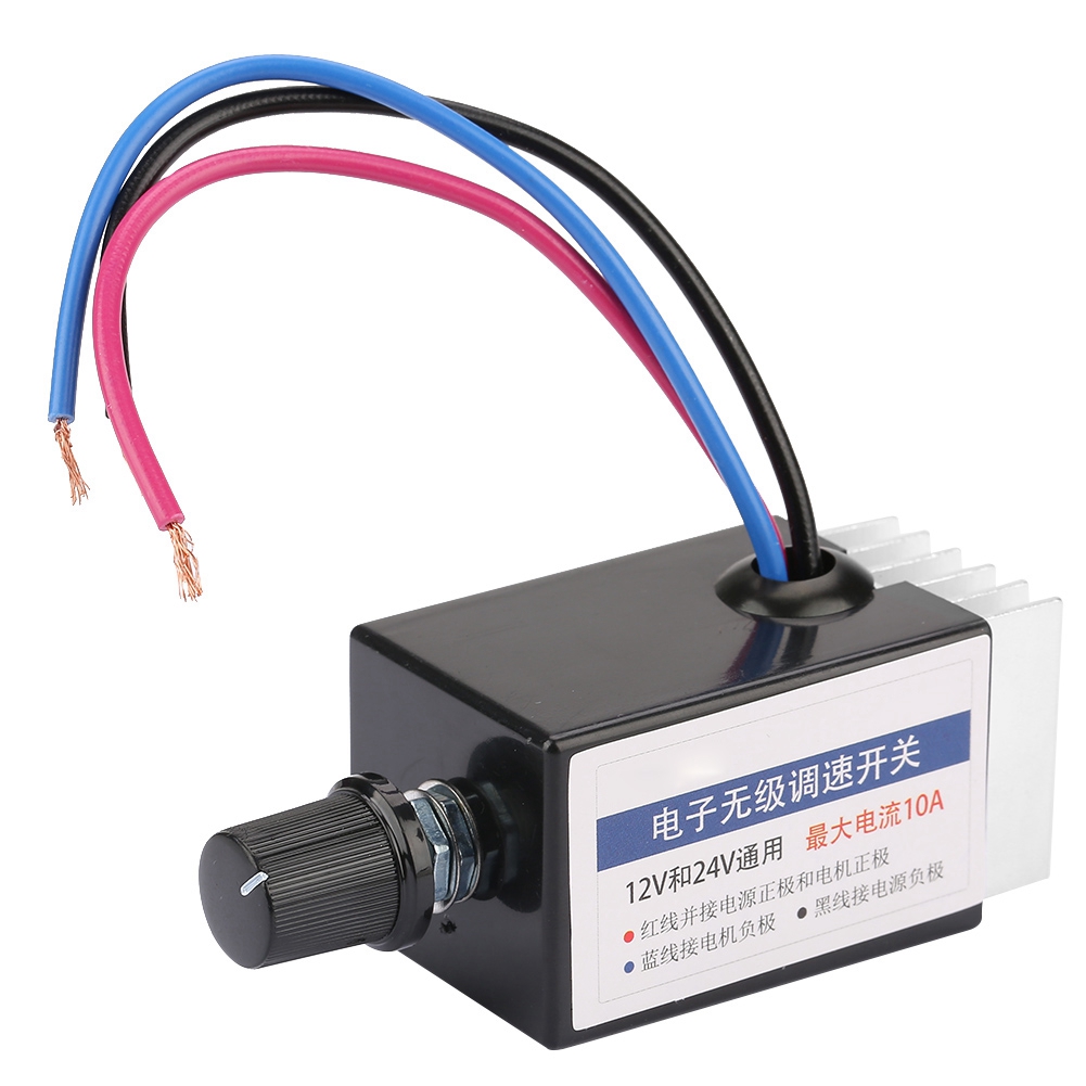 Zonejoy Công Tắc Điều Khiển Tốc Độ Động Cơ DC 12V/24V Phổ Biến Để Điều Khiển Quạt Xe Tải