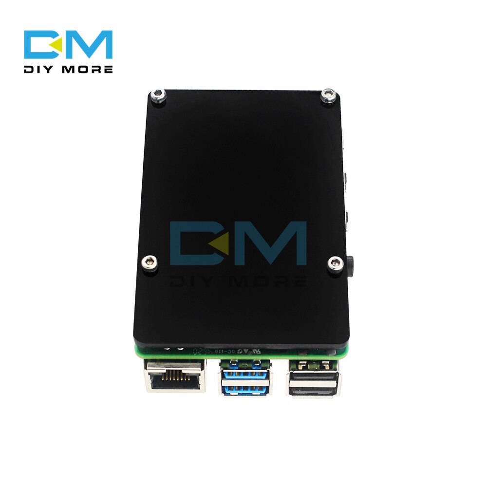 DIYMORE Raspberry Pi 4B Pure Copper Heat Sink Shell Raspberry Pi 4 Radiator Send Thermal Glue Installation Tool