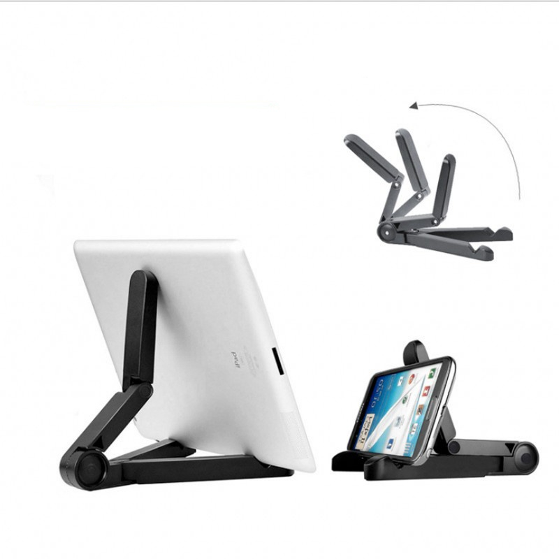 Portable Universal Folding Plastic Triangle Notebook Stand for All Laptop Computer IPad Kindle Cell Phone Bracket Adjustable Tablet Support Desk Desktop Holder