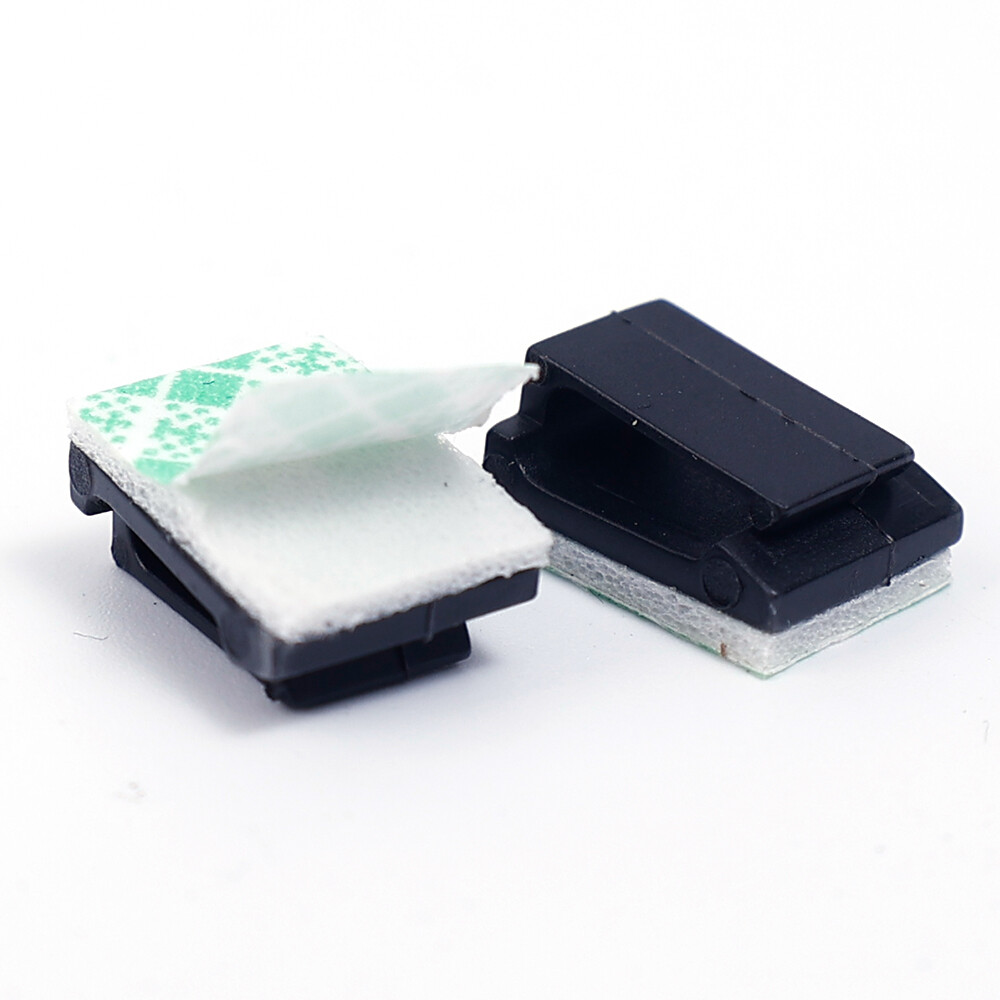 1-50 cái tự dính Giá đỡ cố định điện thoại xe ô tô dây đèn Cáp dữ liệu trang trí dây sửa chữa phụ kiện sắp xếp cho xe hơi