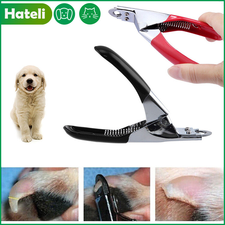 【HATELI】Pet Nail Clipper Dog Nailclippers Stainless Steel Cat Nail Cutter Animal Claws Scissor Cut