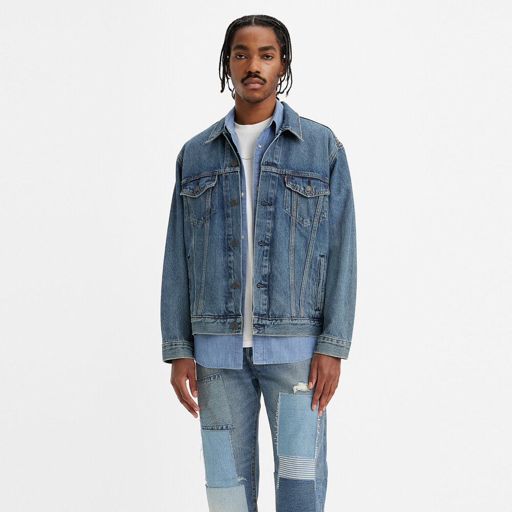 Levi trucker jacket men's cheap size chart