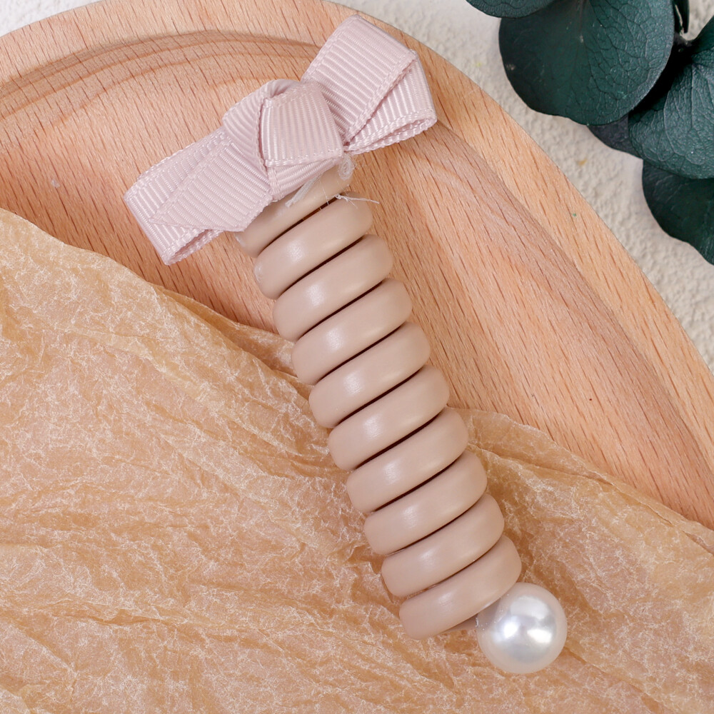 Fashion Bowknot Ponytail Elastic Hair Bands Rubber Hair Ties Bundle Scrunchies Telephone Wire Hair Accessories
