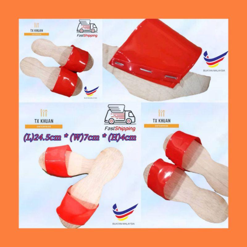 Terompah TRADISIONAL DURIAN WOOD WOODEN CLOGS SHOES STYLES MADE IN MALAYSIA ...