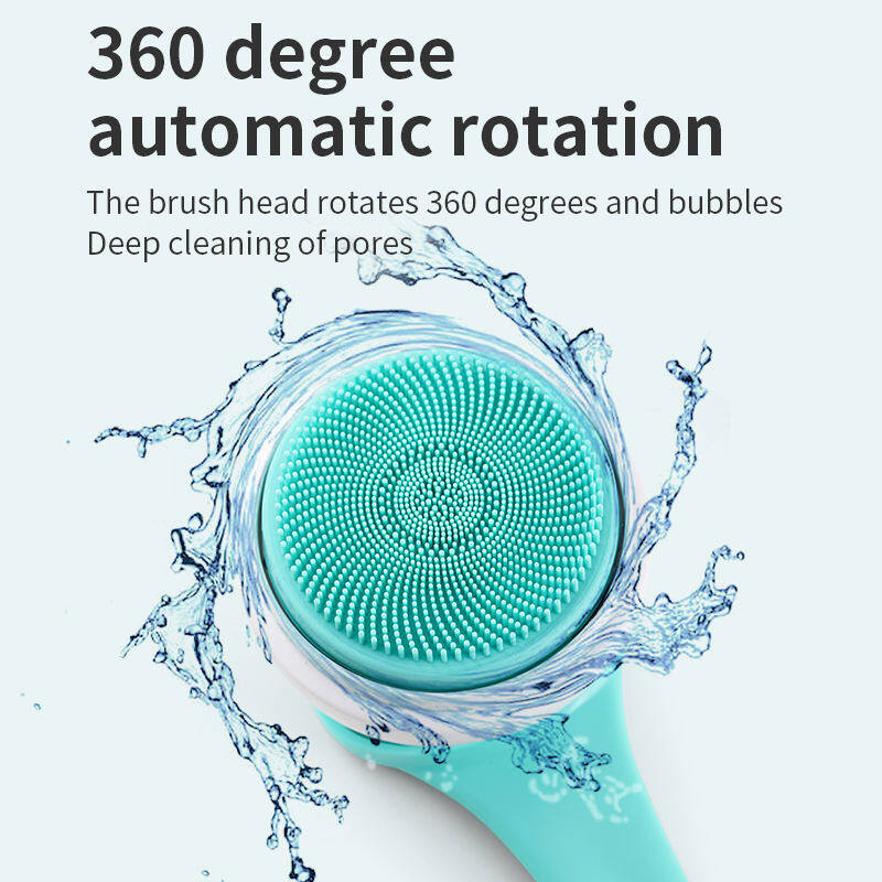 SADA Waterproof electric massage bath brush bath brush multi-function long handle rubbing back scrubbing device washing face