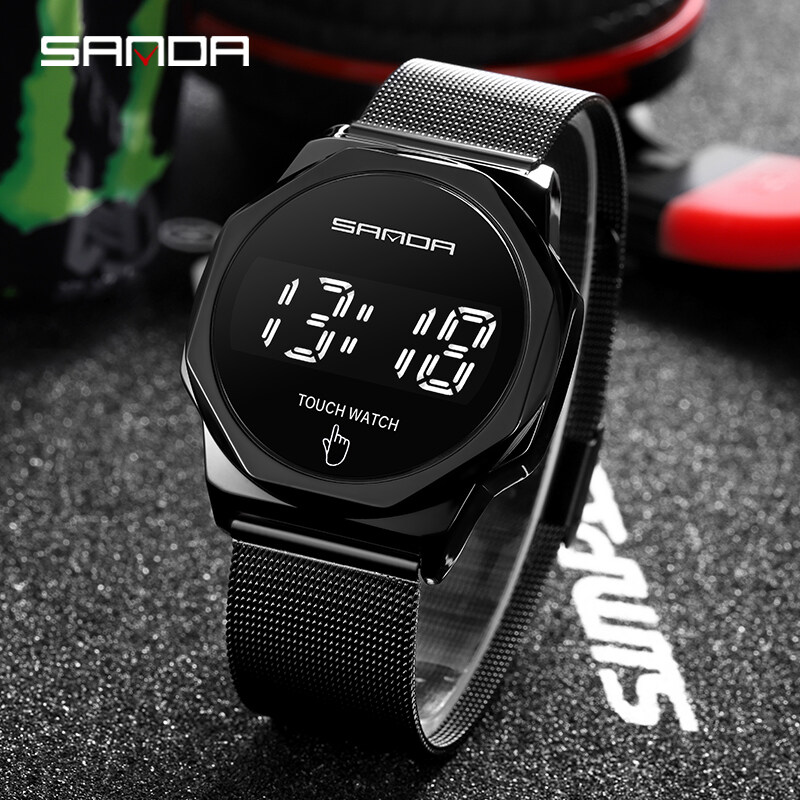 Sanda Touch Screen Watch Digital Luxury Men's Watch Original Digital Waterproof Sports Fashion Multifunctional Watch New Arrival Men's Watch Original Watch