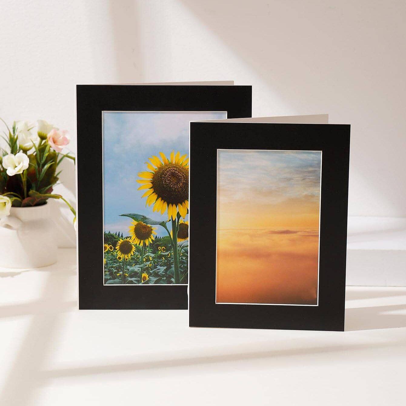 Khung ảnh bằng giấy đơn giản màu trơn cardstock khung ảnh 4R/5R
