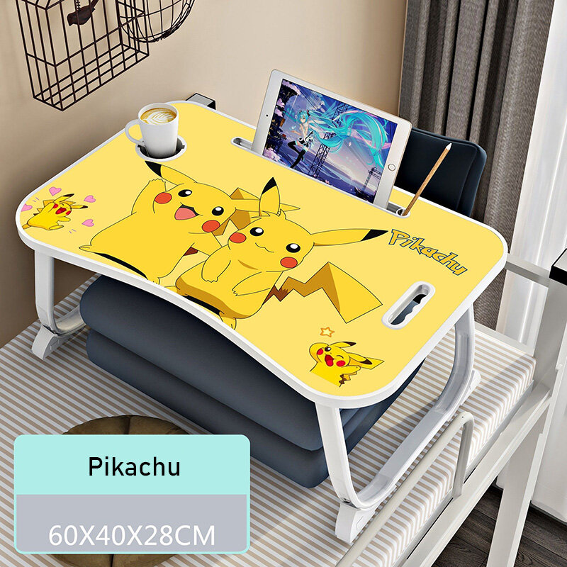 Bed folded small table, laptop table, lazy student study dormitory bedroom, bay window writing desk