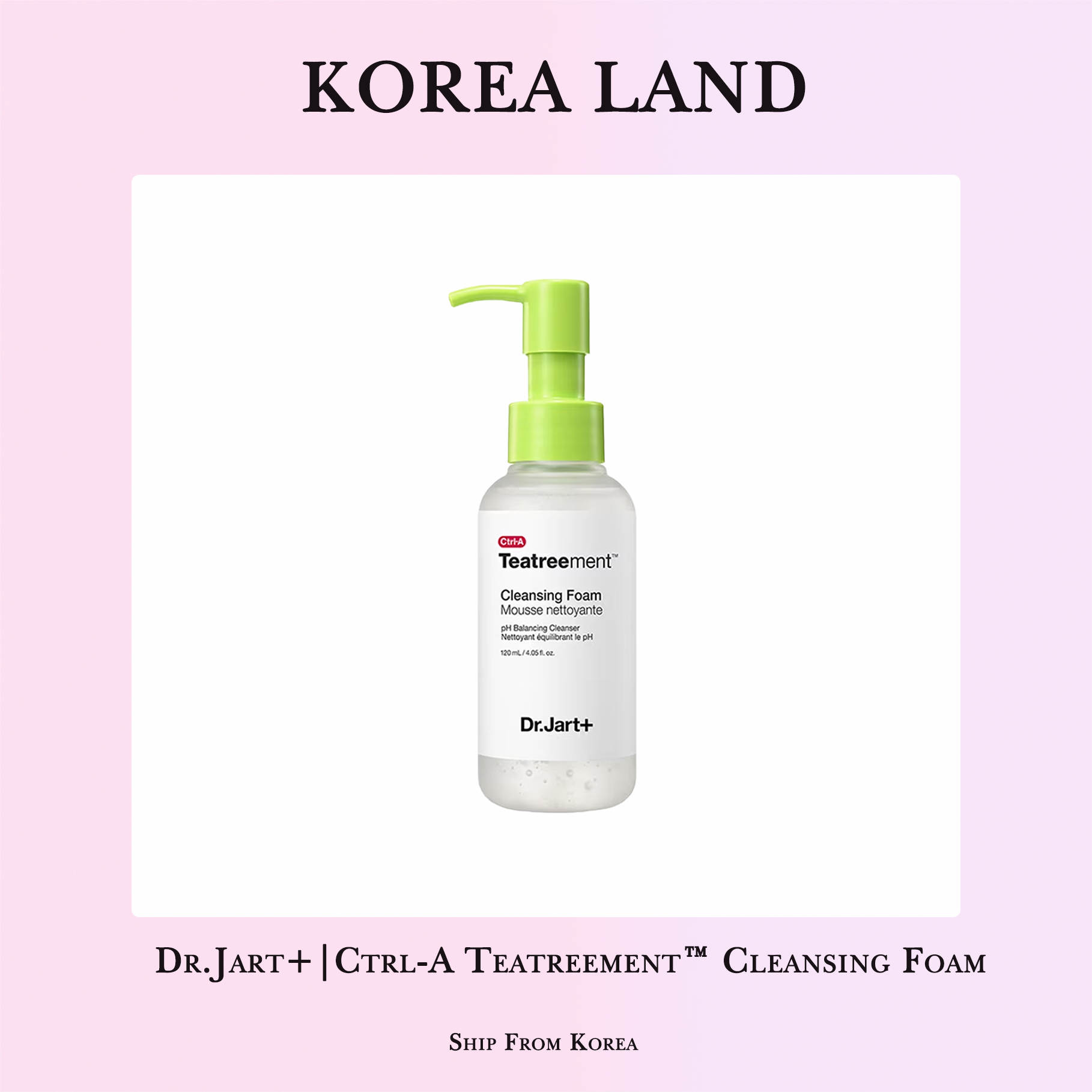 Dr.Jart+ | Ctrl-A Teatreement™ Cleansing Foam