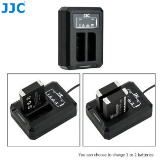 Bộ sạc pin JJC BC-65N Khe cắm kép USB cho máy ảnh Fuji Fujifilm NP thumbnail