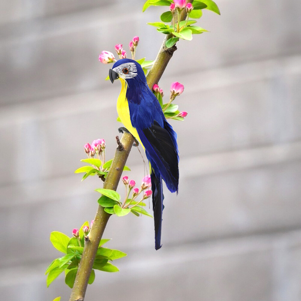 Creative Foam Feather Artificial Parrot Imitation Bird Model Home Ornament