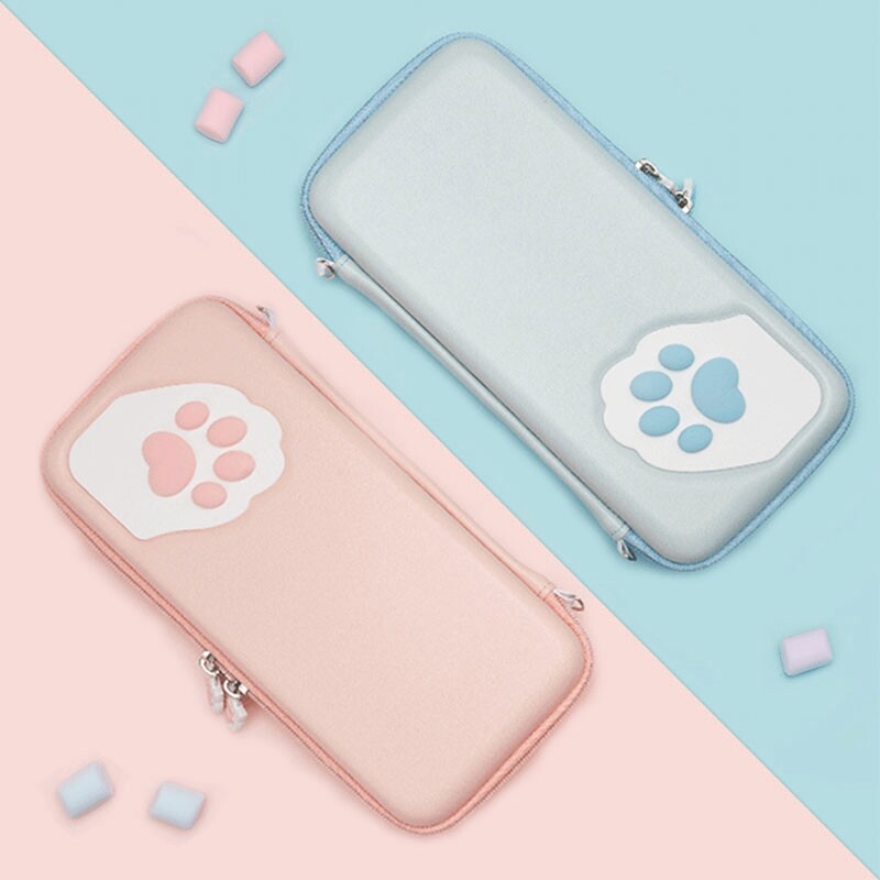 Ốp Nintendo Switch Túi Đựng CP Móng Mèo Hộp Vỏ Cứng Bằng Silicon NS Cho Switch Lite Phụ Kiện Máy Chơi Game