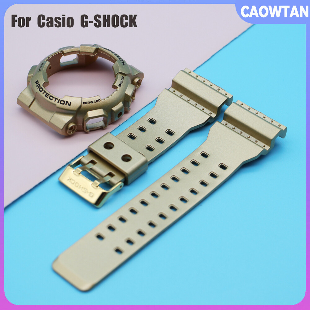 2022new smooth silicone strap +case with tool for casio g-shockga-110 ga100 ga120 ga-140 ga150 ga300 gd-120 /100/110 gls-100/110/120 resin set attached tool