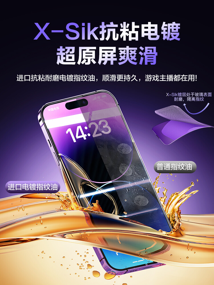 SmartDevil Kính Corning Miếng Bảo Vệ Màn Hình Cho iPhone 14 Pro Max 13 Pro Max 14 Plus 13 Pro 13 12 Pro Max Cường Lực Miếng Dán Film Thủy Tinh Che Phủ Toàn Màn Hình HD Trong Suốt Chống Vân Tay Chống Cháy Nổ