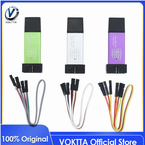 Original voktta st-link v2 new stlink mini stm8 stm32 stlink simulator download programming with cover
