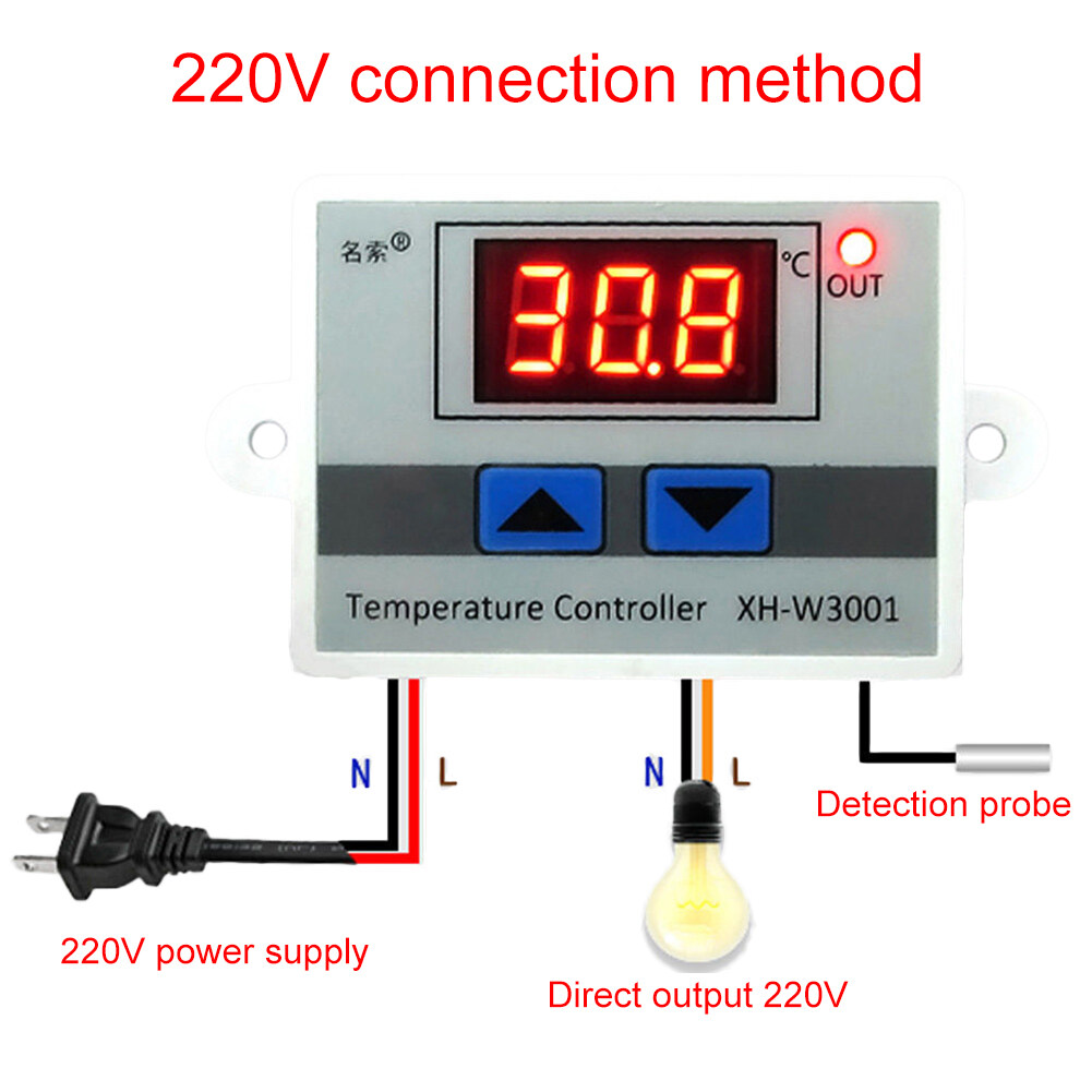 digital temperature controller outlet thermostat