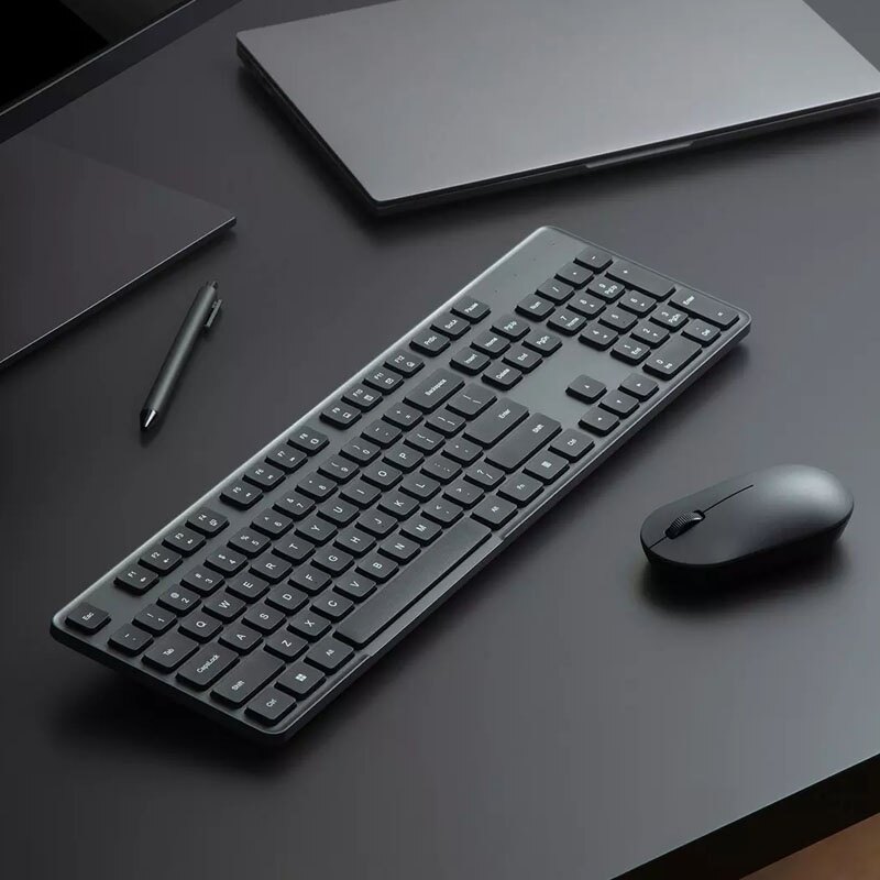 Xiaomi Wireless Keyborad Mouse Set 2 RF 2.4GHz Office Keyboard 104 Keys For Windows PC Compatible USB game Lightweight Mouse