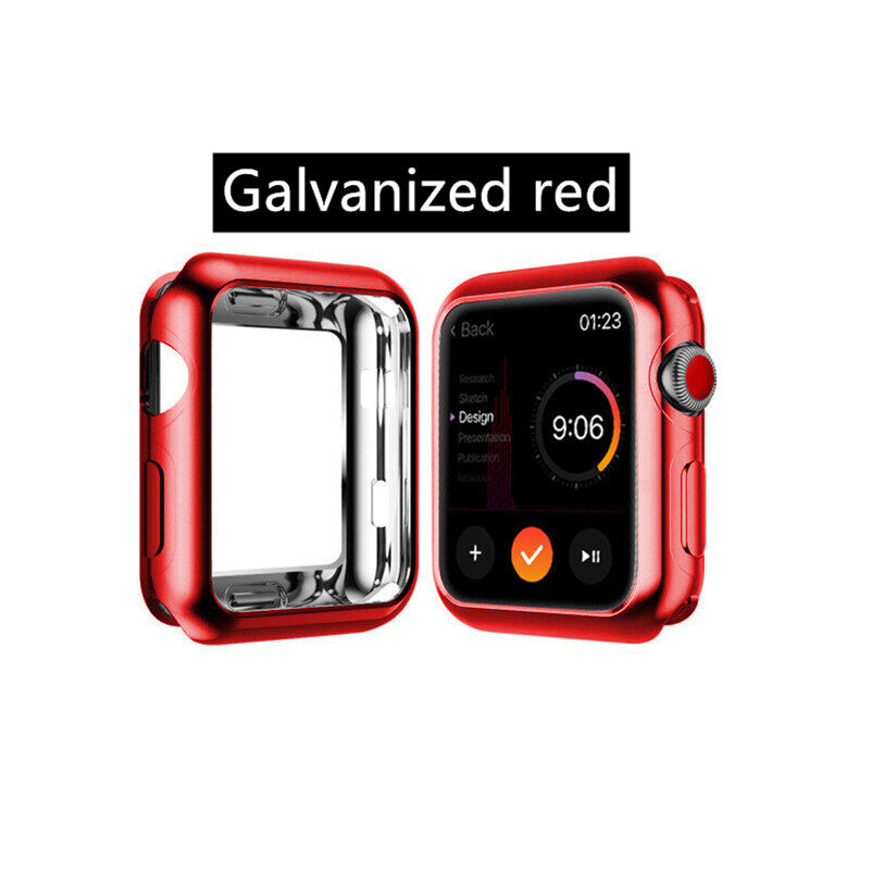 Casing Apple Watch 4 1/2/3 38MM 42MM, Pelindung Lapisan 8 Warna Tpu Ramping  Lembut untuk Iwatch Seri 4 3 2 1 40MM 44MM | Lazada Indonesia