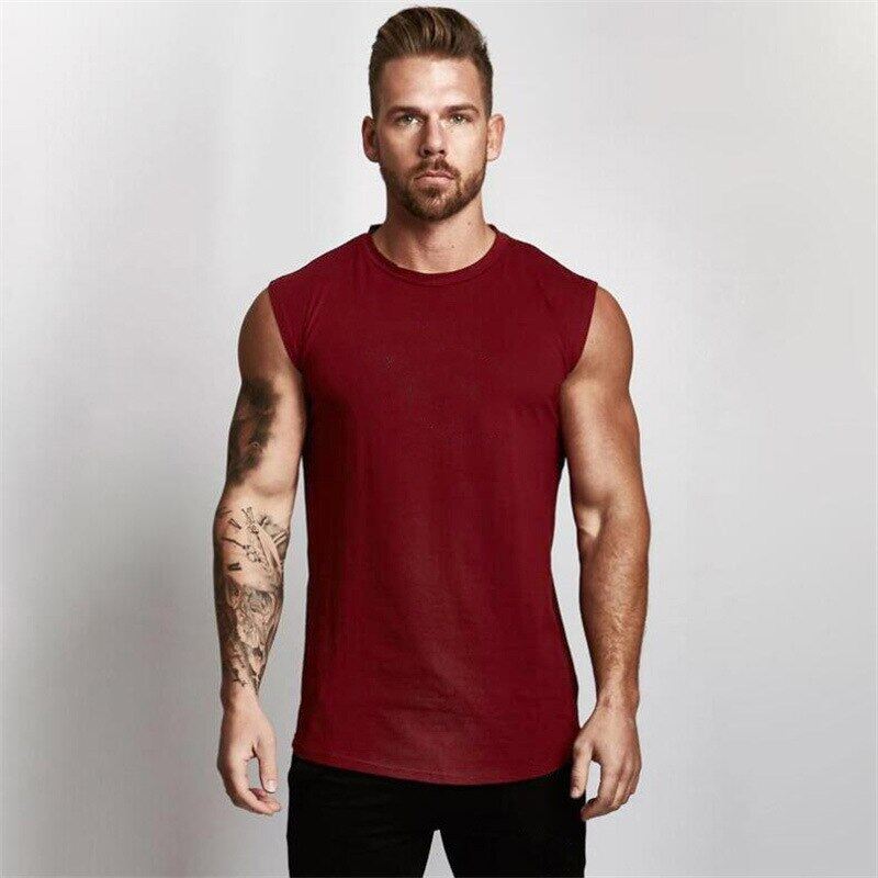 Workout Mesh Tank Top Men Musculation Gym Clothing Bodybuilding Fitness Singlets Sleeveless Vest Muscle Shirt Men