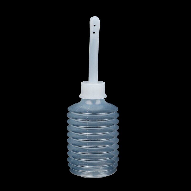 224Ml Pear Shaped Enema Rectal Shower Cleaning Silicone Gel Blue Ball For Anal Anus Colon Enema Anal Cleaning