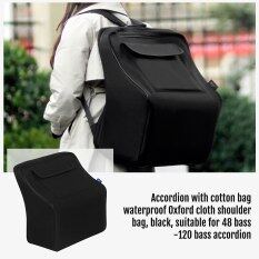 Tas ordeon biểu diễn wadah ordeon Đàn Piano sesori nhạc cụ Bàn phím tas mangg cho ordeon Bass 48/80/96/120 hitam