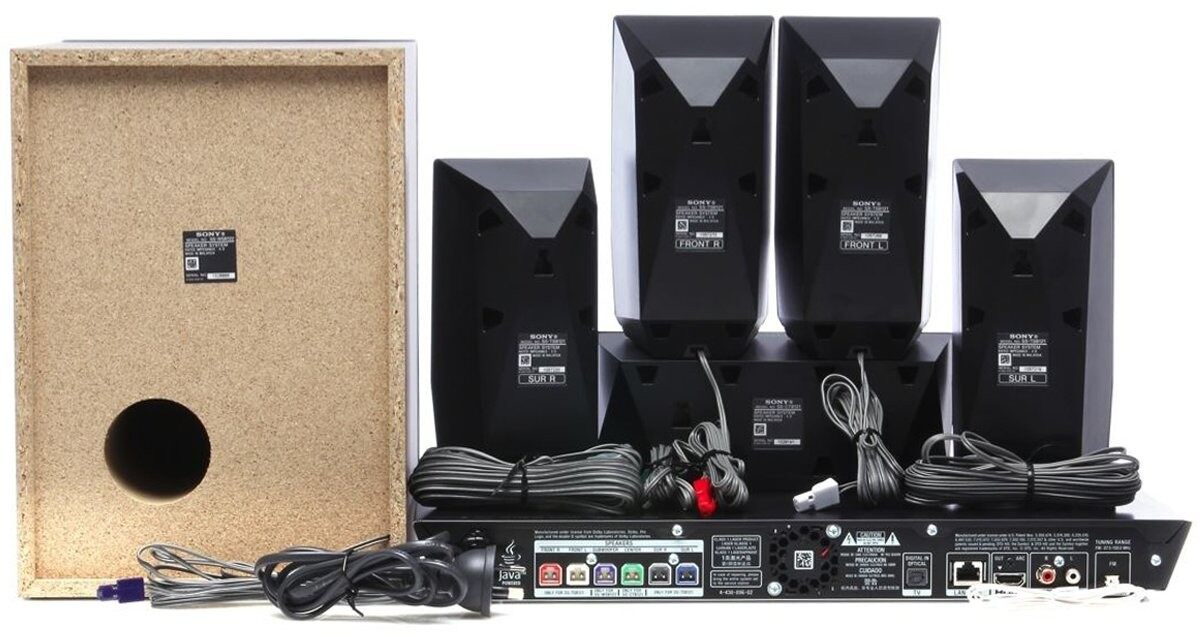 SONY BDV-E2100 Blu Ray DVD Ch Home Theater System HTS 1000W