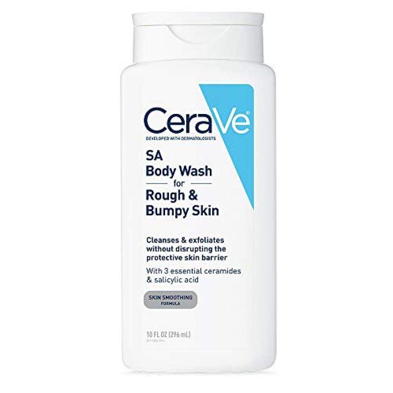 Buy (USA)CeraVe Body Wash with Salicylic Acid | 10 Ounce | Fragrance Free Body Wash to Exfoliate Rough and Bumpy Skin Singapore