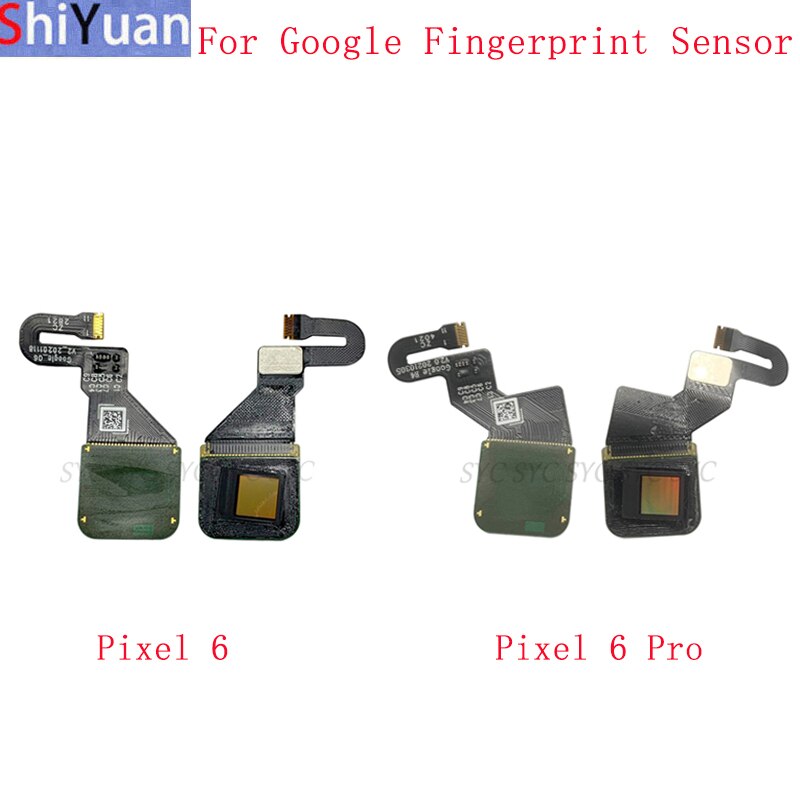 Gốc cảm biến vân tay Scanner nút home Cáp dẻo cho Google Pixel 6 Pro cảm ứng Bộ phận thay thế cảm biến