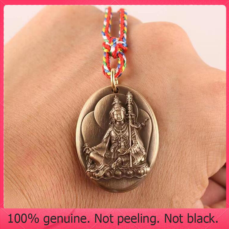 RL-Buddha necklace original design men's and women's brass amulet wealth, auspicious, safe and healthy Buddha necklace real prayer ceremony, enhance fortune