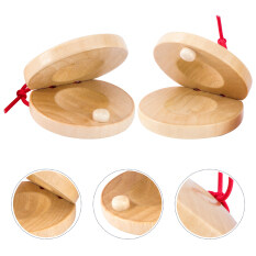 4 Món Nhạc Cụ Gõ Giáo Dục Sớm Cho Trẻ Em, Đồ Chơi Bằng Gỗ Cho Trẻ Em