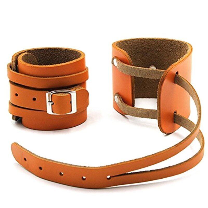 Bảng giá Leather Weightlifting Wrist Straps For Dumbbell Gym Barbell Fitness Gloves Wraps Bodybuilding Wrist Support