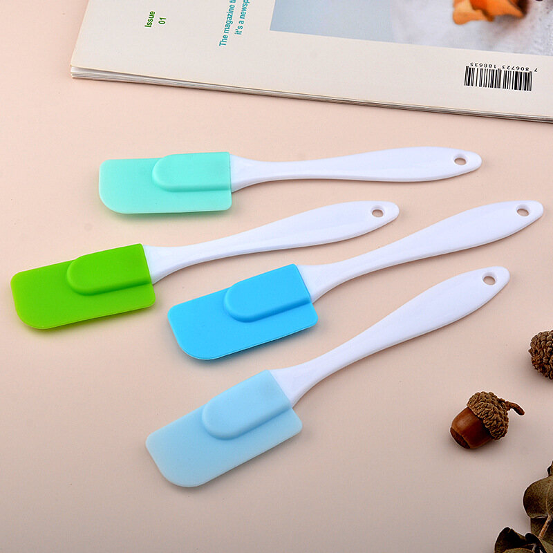 Houseeker Useful Silicone Cake Scraper Multi-Purpose Buttter Spatula Cake Cream Mixer Utensil Baking Tools