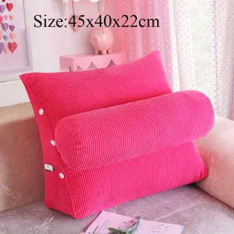 Reading Backrest Cushion Wedge Pillow Back Cushion Lumbar Pad Bed