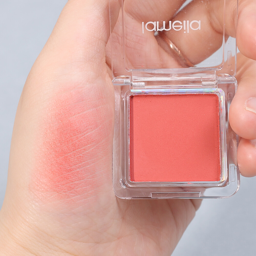 Dorisna Sinh Viên Đỏ Mặt đào hồng Người Mới Bắt Đầu Tự Nhiên Matte Blush Ép Bảng Màu