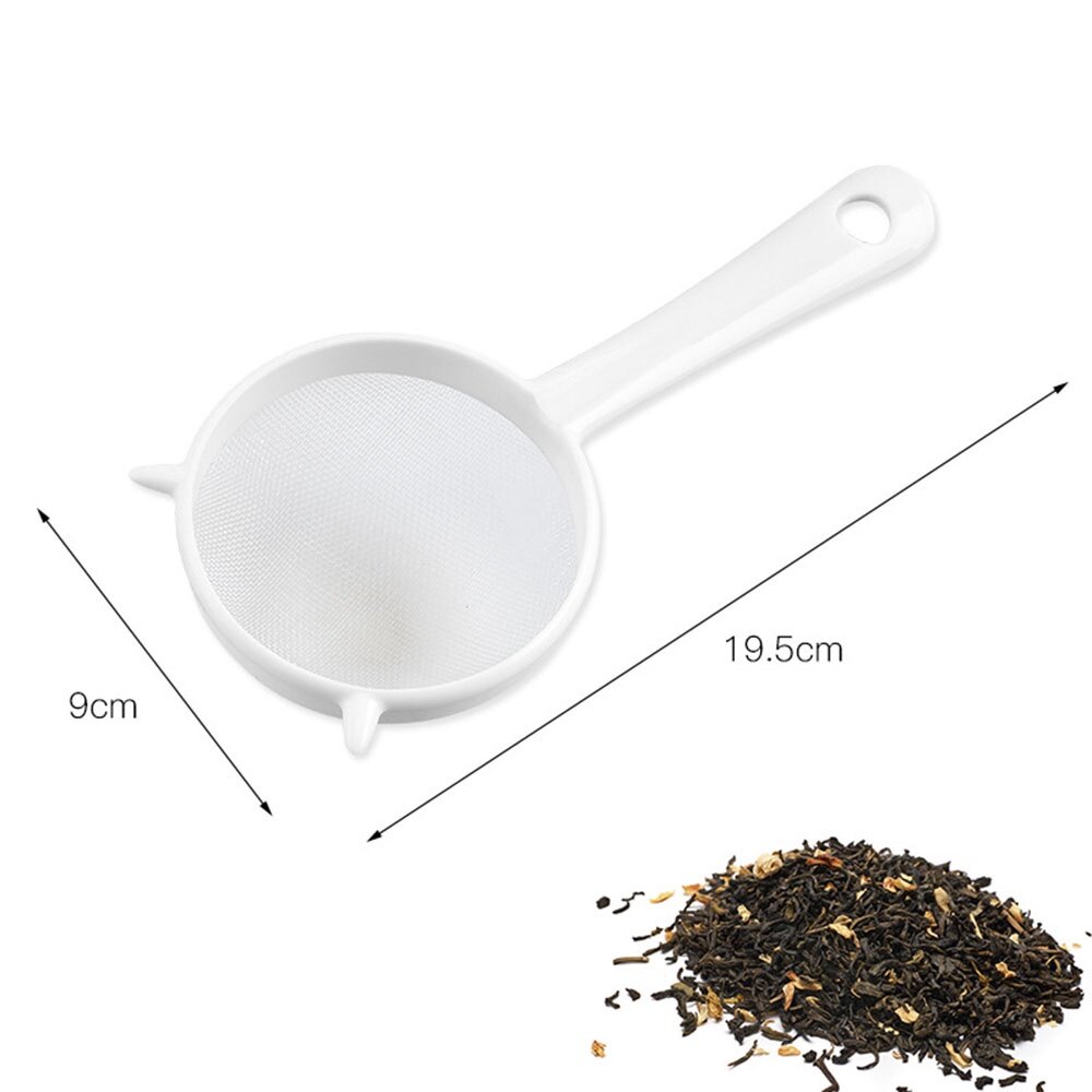 [YOY] Lưới Lọc Lá Trà Bằng Nhựa Cầm Tay Cho Nhà Bếp Rây Rây Bột Muỗng Lọc Trà Sữa Đậu Nành Dụng Cụ Nhà Bếp