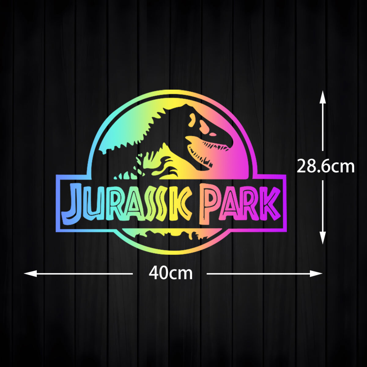 JDM Jurassic Reflective Stickers Dinosaur Car Stickers Car Stickers Scratch Stickers Body Stickers Car Head Cover Stickers
