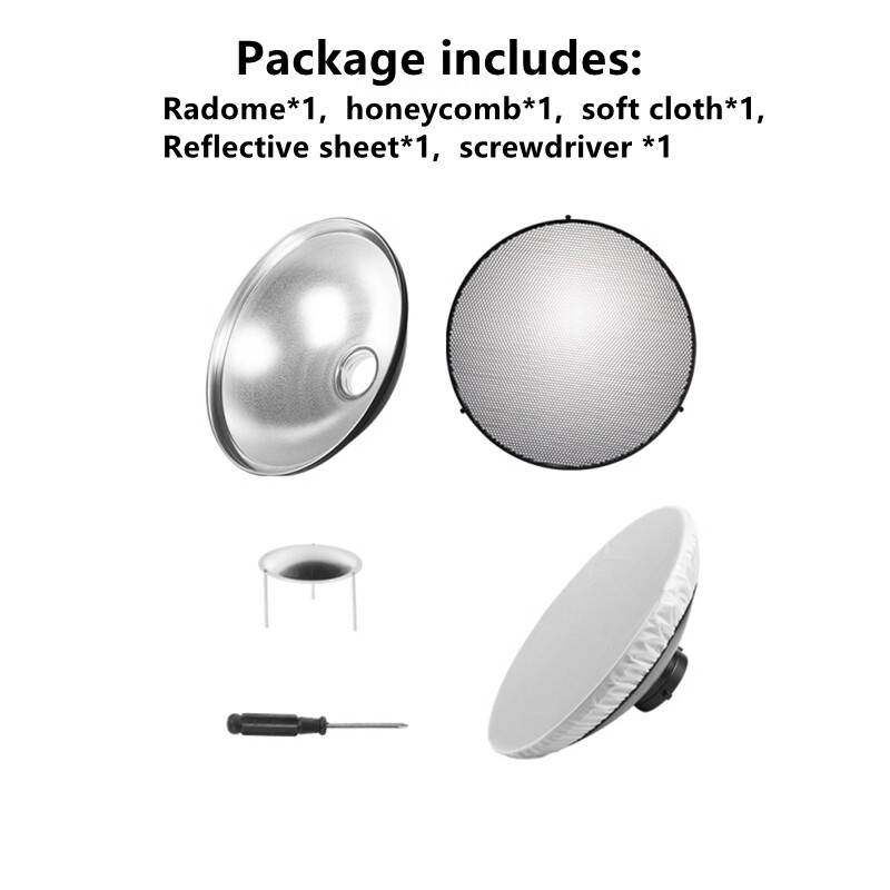 Selens Studio Light Softbox Photography Lighting Radome Bowens Mount