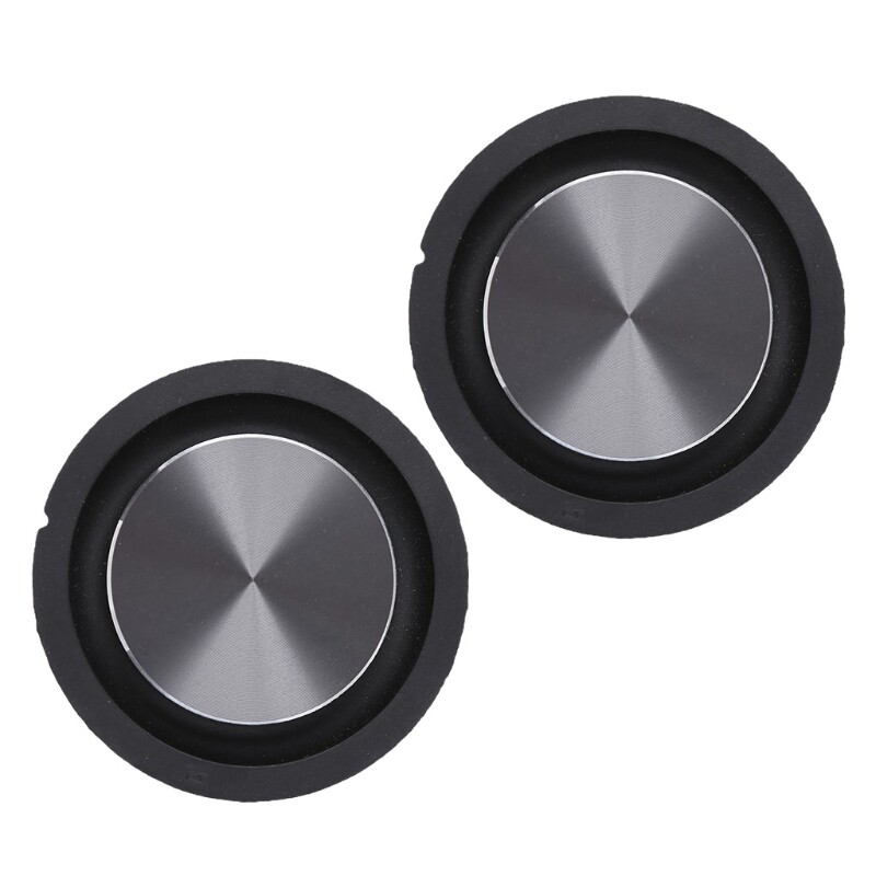 2PCS Bass Radiator Speaker Diaphragm Auxiliary Strengthen Bass Vibration Membrane Passive