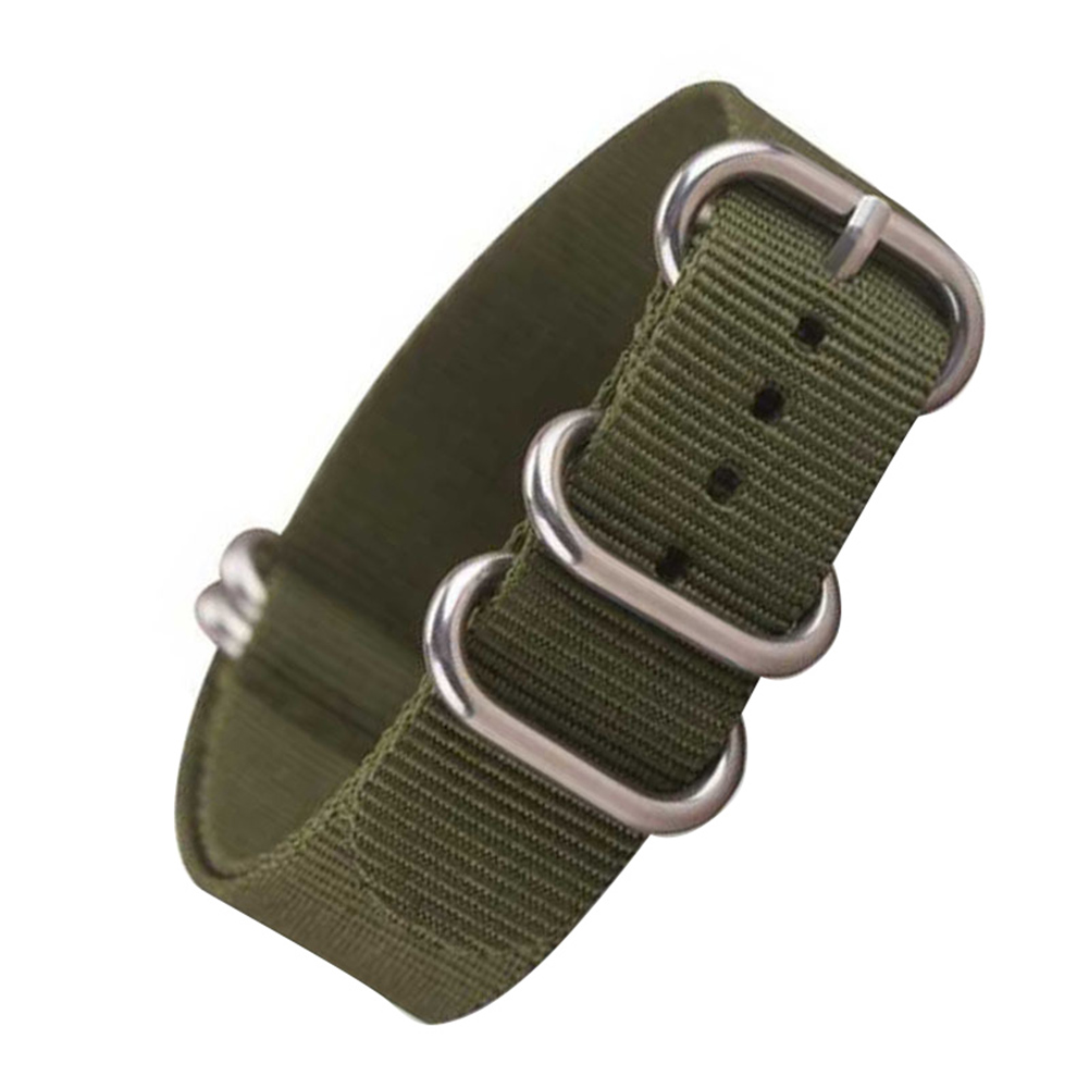 Ningxiang 16/18/20/22/24mm Replacement Nylon Universal Adjustable Watchband Wrist Strap