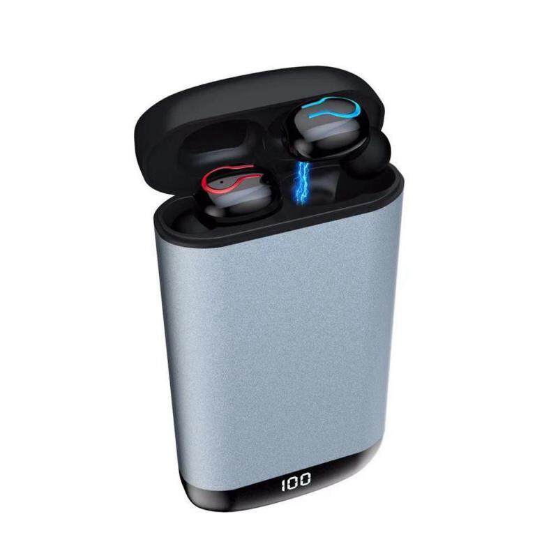 niceEshop Q66 Wireless Bluetooth V5.0 Earphone HD Stereo Sports Waterproof Earphone with Dual Mic and Charge Case Singapore