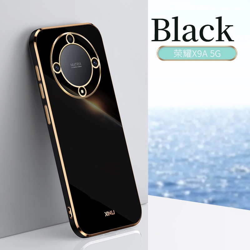 Ốp Cho Honor X9A 5G Ốp Bảo Vệ Mạ Điện Chống Sốc Honor X9A Ốp TPU Silicon Lưng Mềm