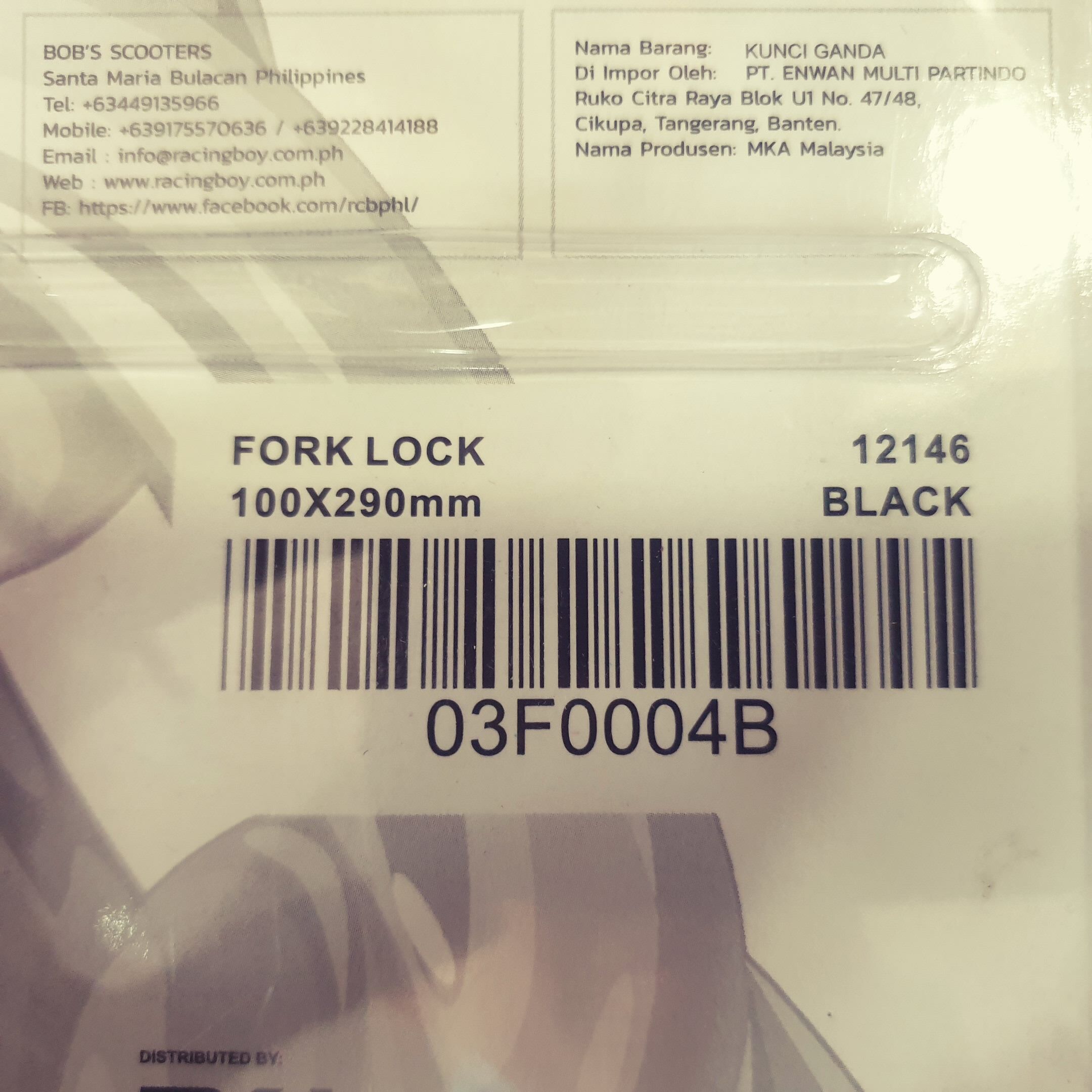 Solfili Fork Lock 290mm 328mm 100 Original Lazada