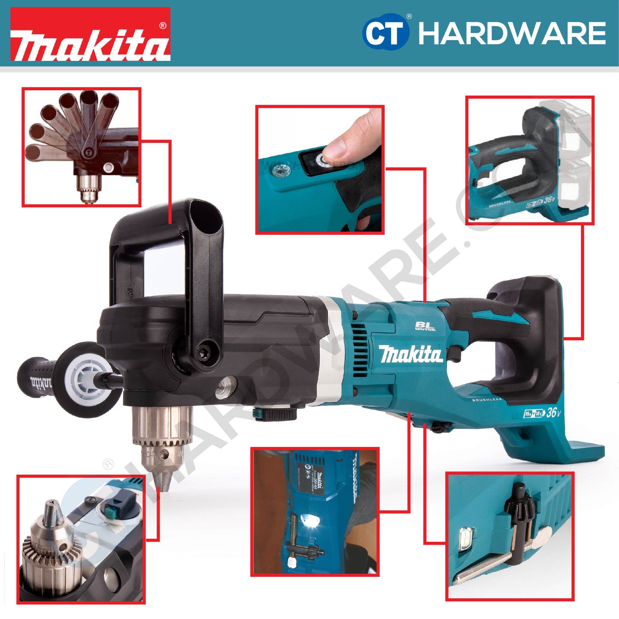 MAKITA DDA460ZK 13MM 1 2