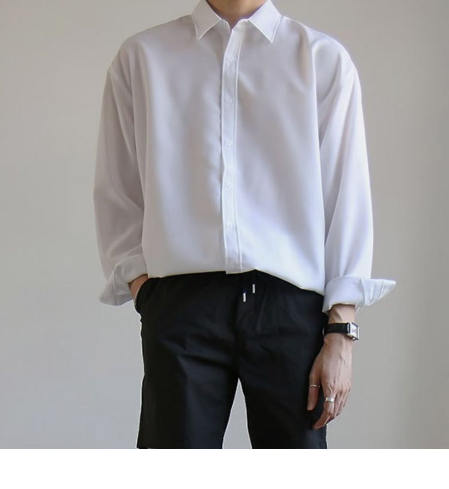 Áo sơ mi nam dài tay màu trơn C9