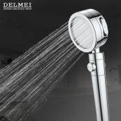 Delmei High Pressure Shower Head with 3 Spray Modes