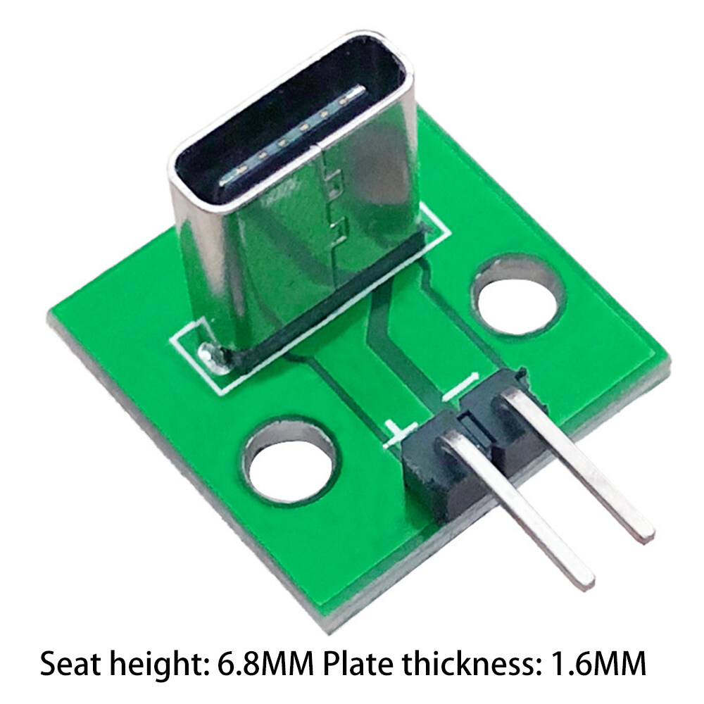 USB Type-C Breakout Board Serial Basic Breakout Female Connector Type PCB Converter Board