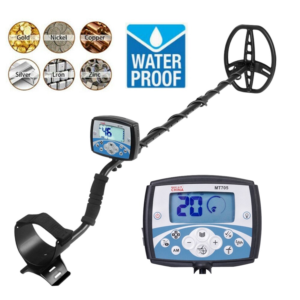 MT705 Metal Detector Professional Underground Gold Scanner Depth 2.5m ...