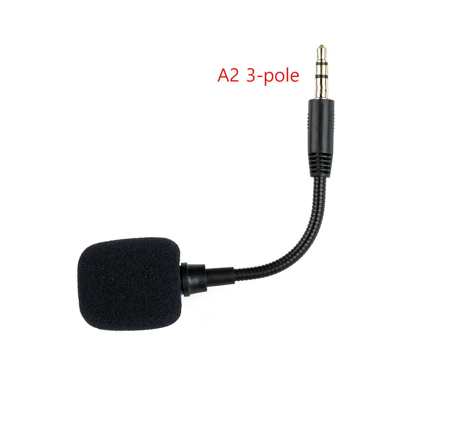 Kebidumei Mini 3.5mm Jack Flexible Capacitance Microphone Mic for Mobile Phone PC Plug and Play
